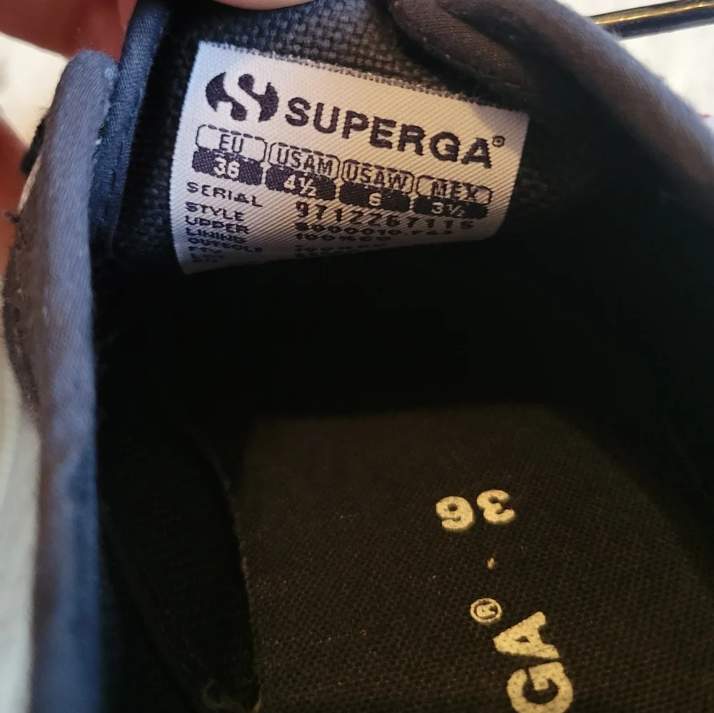 Superga Canvas Sneakers Size 6 - Picture 9 of 10